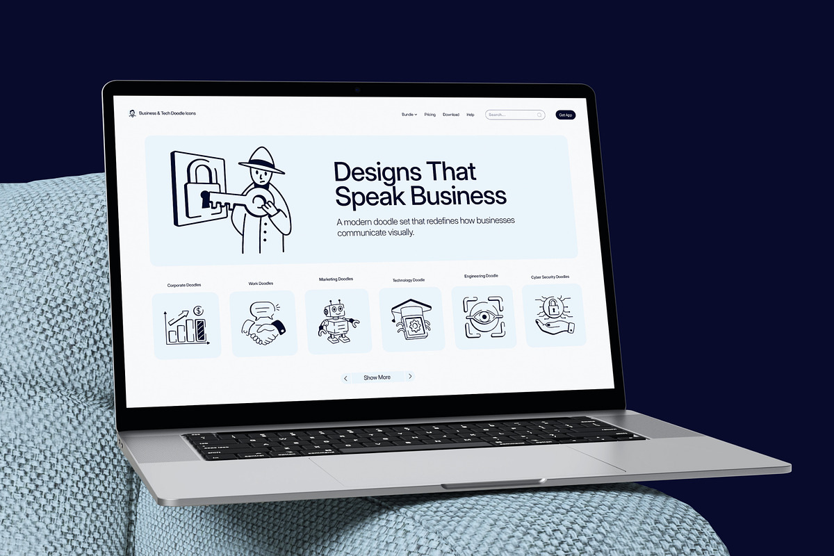 850 Business and Tech Doodle Icons, an Outline Icon by Vectors Market (Photo 3 of 19)