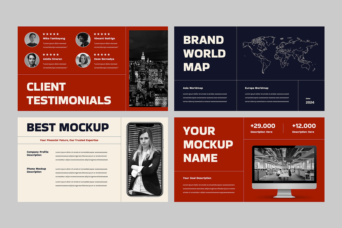 IDEOLOZI - Company Profile PPT, a Presentation Template by rgbryand (Photo 8 of 9)