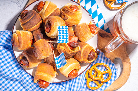 Pigs in blanket for Oktoberfest party, a Food & Drink Photo by Rimma