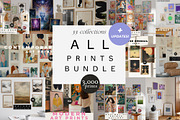 ALL PRINTS BUNDLE (3,000) Updated!, a Background Graphic by Lana Elanor (Thumbnail 1 of 57)