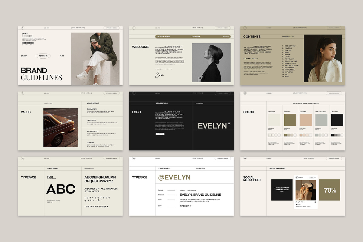 Brand Guidelines Template, a Presentation Template by slidestock55 (Photo 12 of 12)