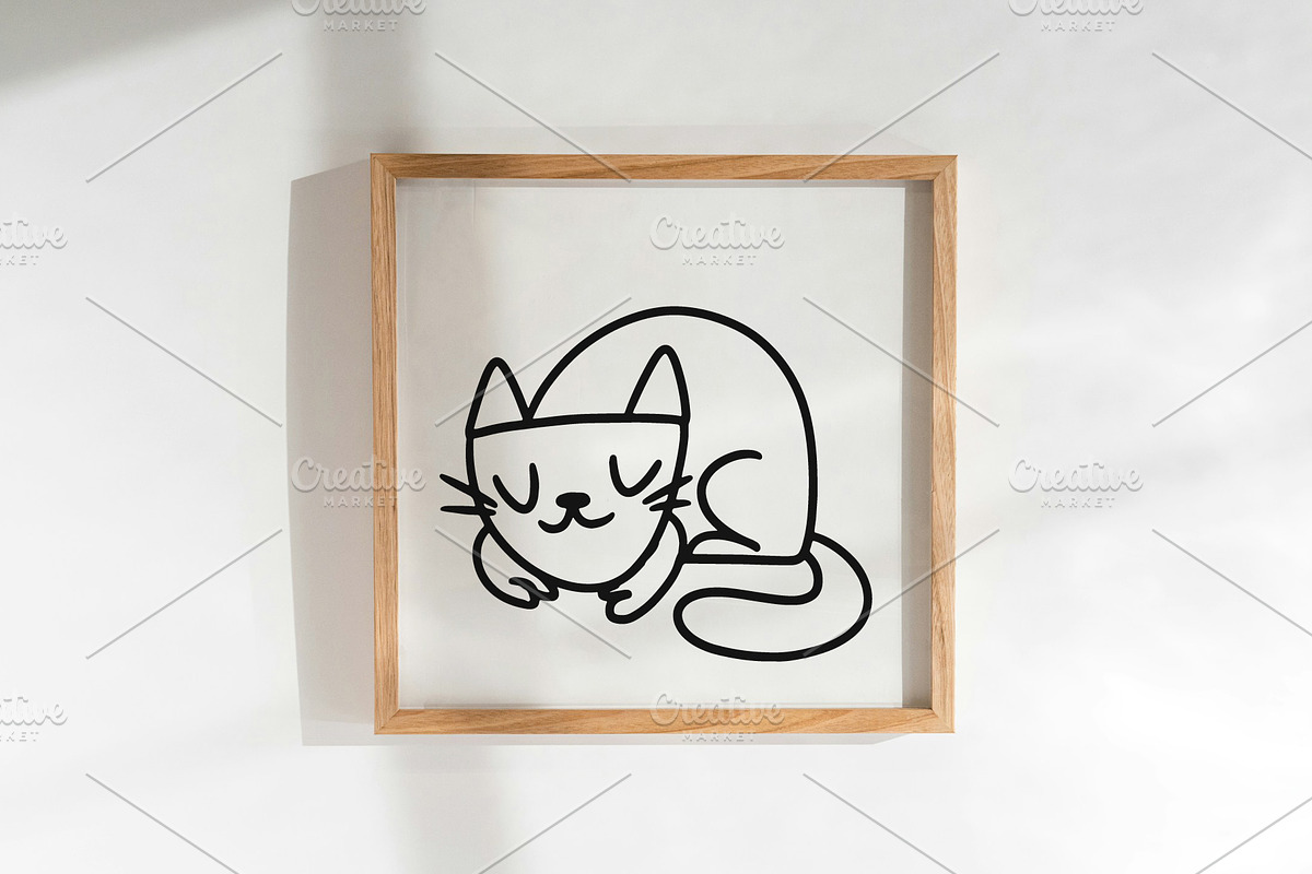 Hand drawn Cute Doodle Cats Clipart, an Animal Illustration by DeShoff Art (Photo 6 of 6)
