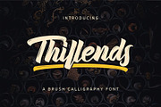 Thillends, a Script Font by Wacaksara Co. (Thumbnail 2 of 9)
