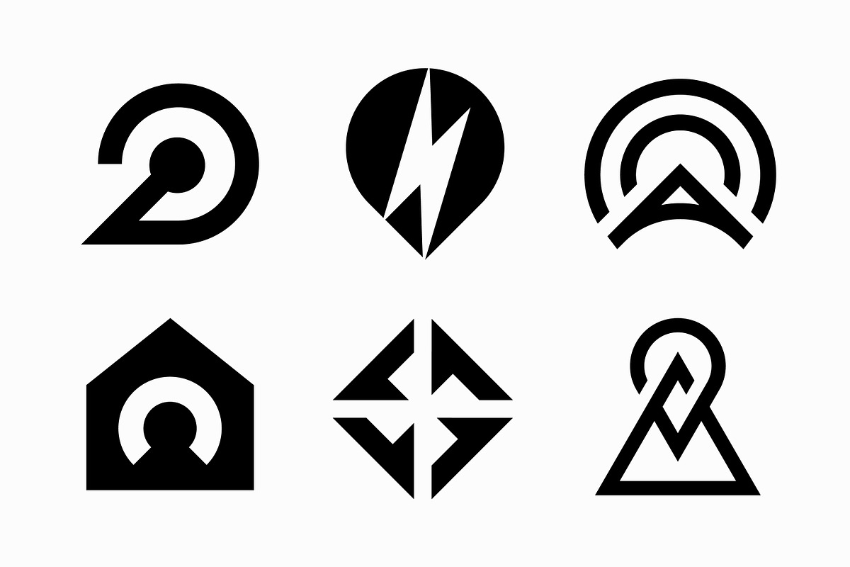 6 Modern Abstract Monogram Logos, a Branding & Logo Template by Signatoro (Photo 3 of 3)