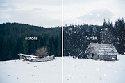 12 Snowflake overlays, a Texture Graphic by Graphic Goods Co (Thumbnail 4 of 5)