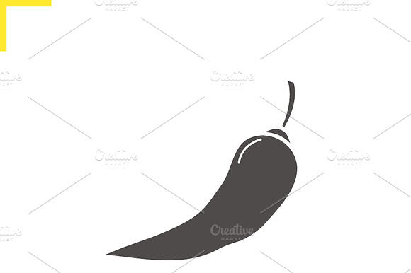 Chili Pepper Icon. Vector