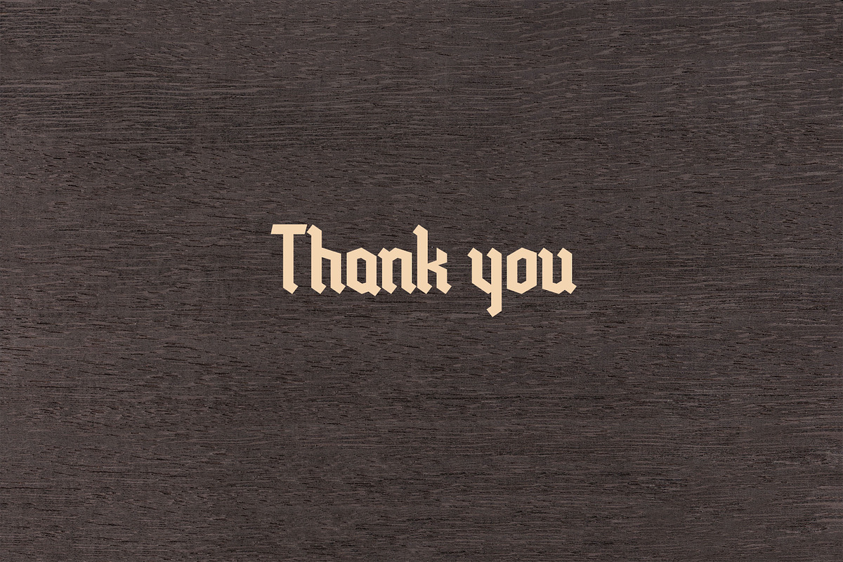 Halkind Blackletter Font, a Blackletter Font by Canden Meutuah (Photo 8 of 8)