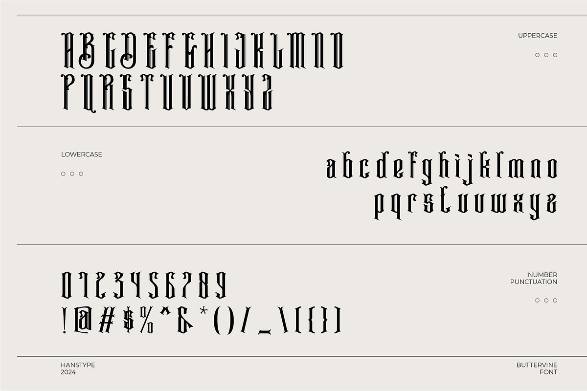Buttervine - Vintage Display Font, a Font by Hanstype.com (Photo 6 of 11)