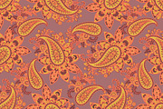 Paisley seamless fabric patterns, a Pattern Graphic by antalogiya (Thumbnail 5 of 6)
