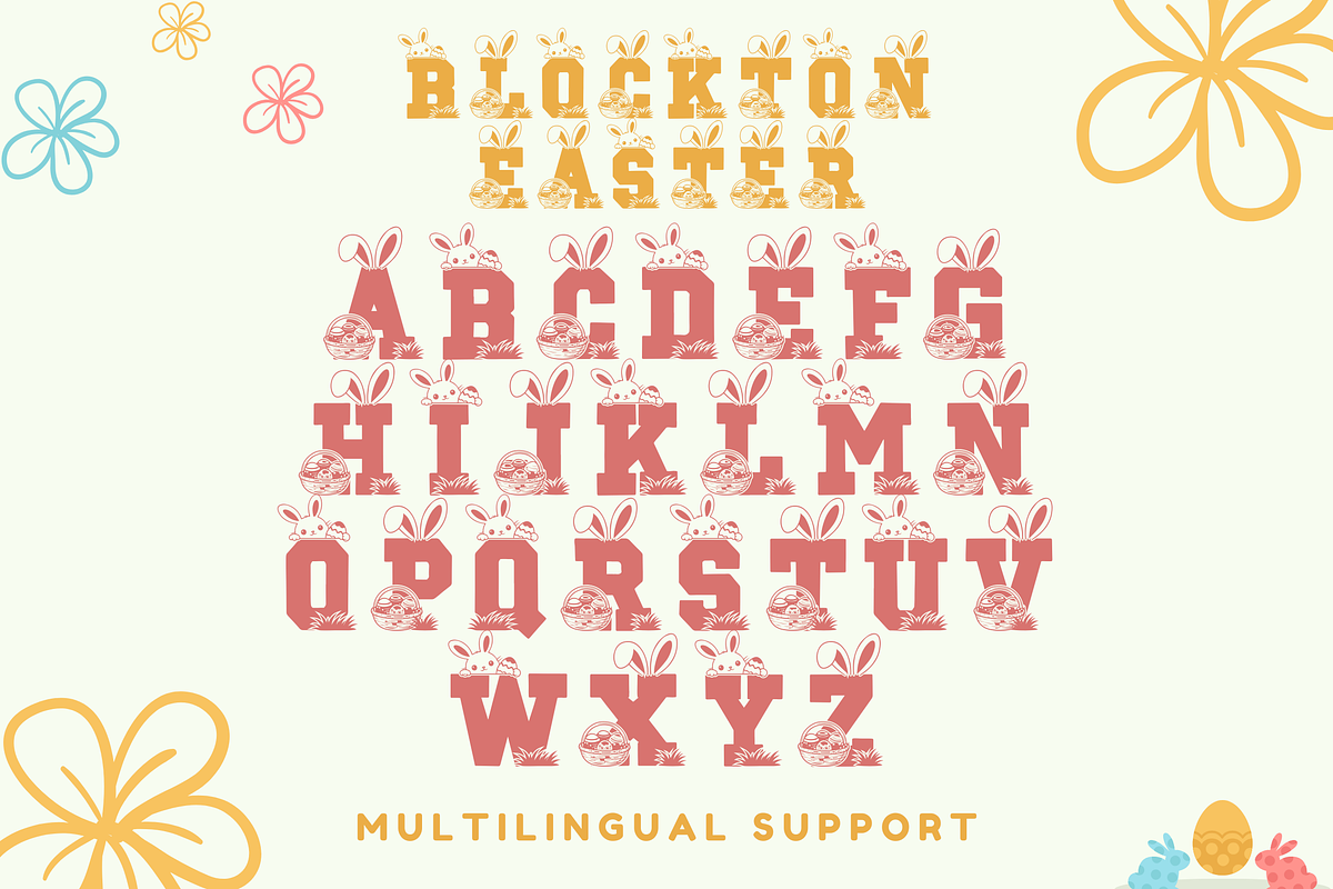 Blockton Easter, a Slab Serif Font by Dm Studio (Photo 9 of 10)