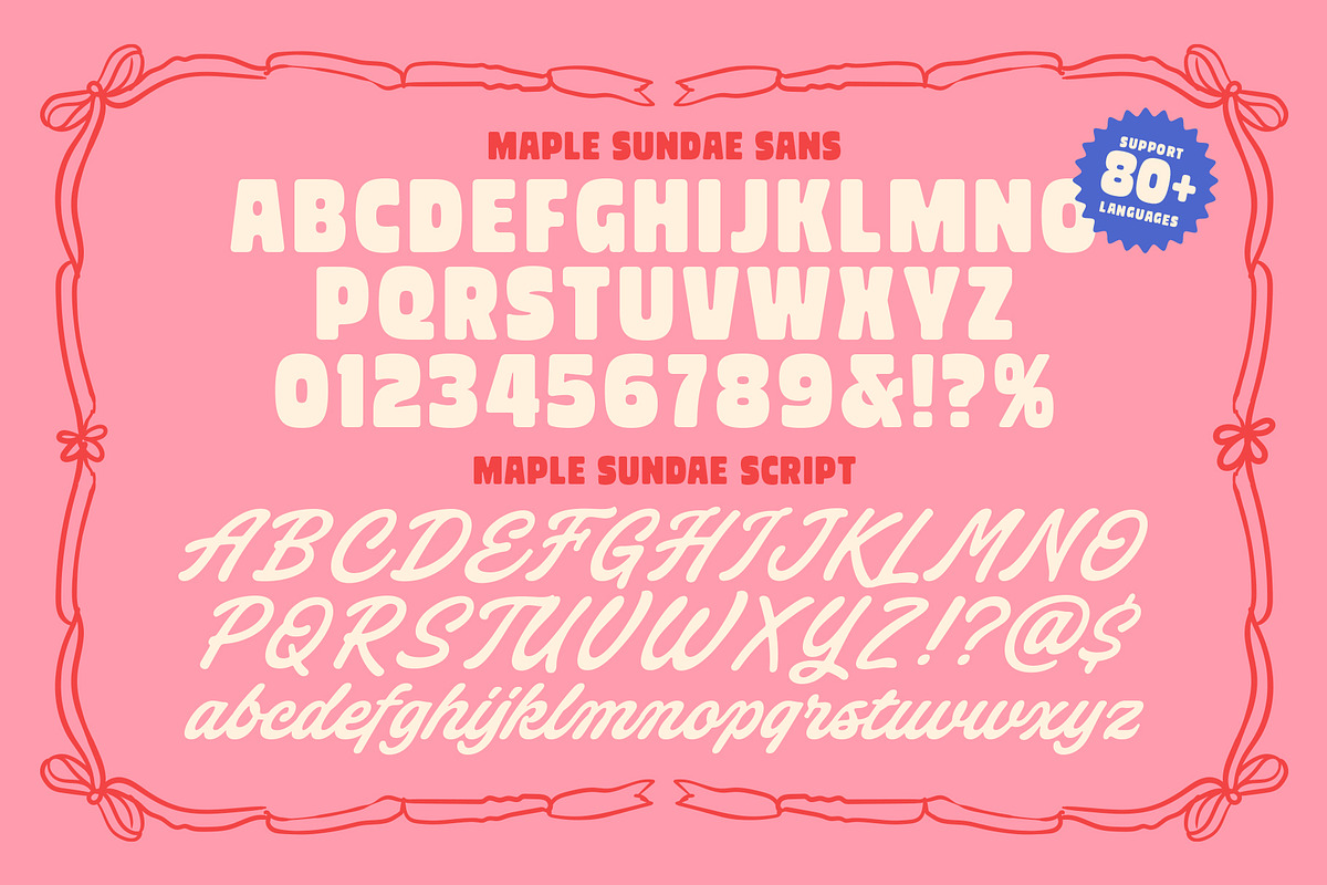 TNSC Maple Sundae - Font Duo!, a Sans Serif Font by The Native Saint Club (Photo 10 of 11)