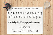 Enchanted: A Script Font, a Script Font by Aesthetic Printables (Thumbnail 2 of 7)