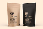Craft Paper Coffee Pouch Bag Mockup, a Cups & Container Mockup by Ram Studio LLC (Thumbnail 5 of 11)