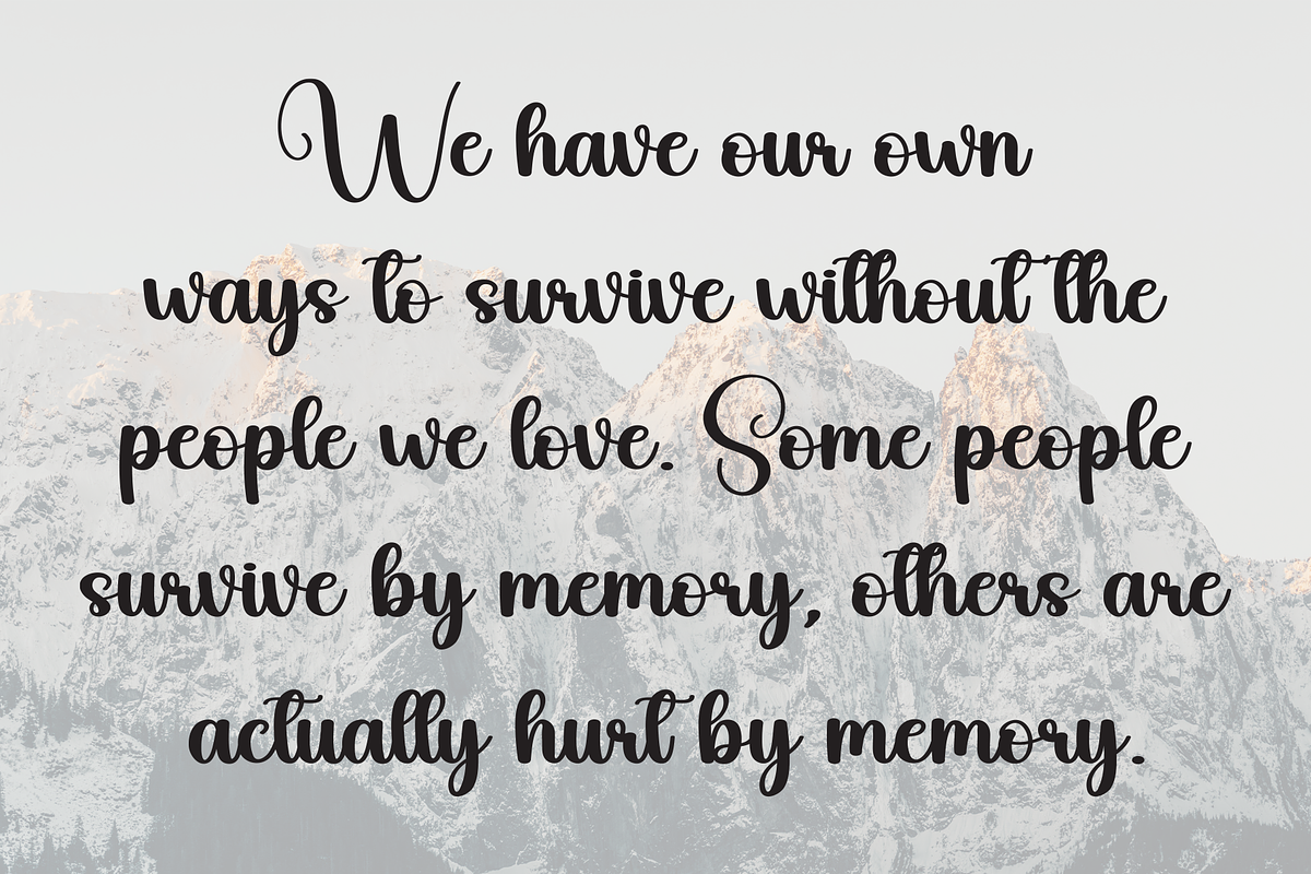 Angela | Script Font, a Handwritten Font by Scratchones (Photo 6 of 9)