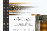 Metallic Glitter PS Layer Styles, a Layer Style Add-On by Design Resource Hub (Thumbnail 1 of 5)