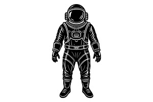 Astronaut, an Illustration by Mark1987
