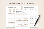 Budget Planner Bundle for Canva, a Templates & Theme by DeeBeeDesign (Thumbnail 4 of 11)