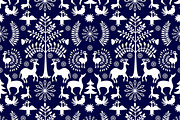 Otomi Style Winter Pattern, a Pattern Graphic by alexmakarova (Thumbnail 2 of 2)