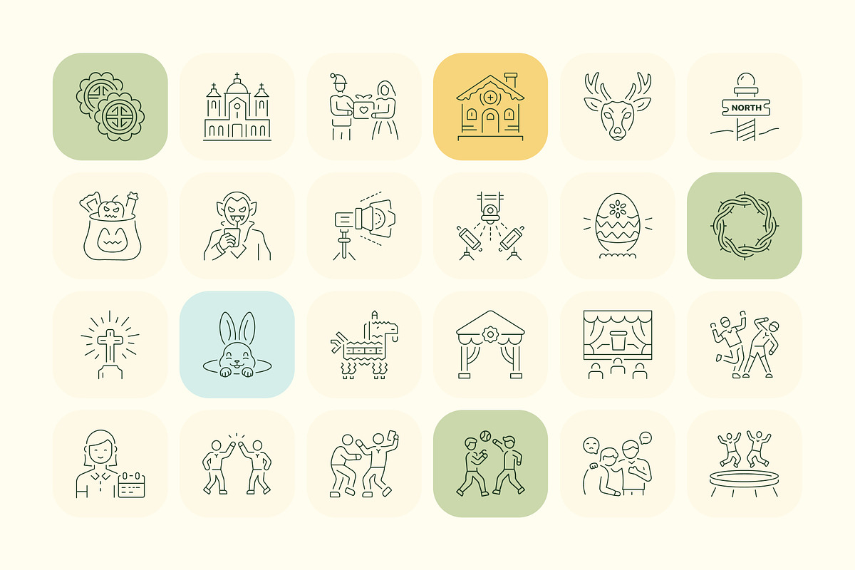 705 Seasonal and Festive Icon, an Outline Icon by Prosymbols (Photo 6 of 14)