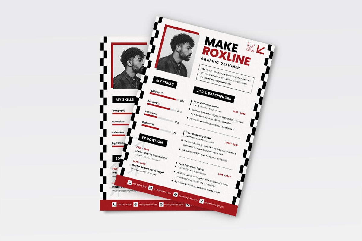 Minimalist Resume CV, a Resume Template by dokudokunomi (Photo 2 of 4)