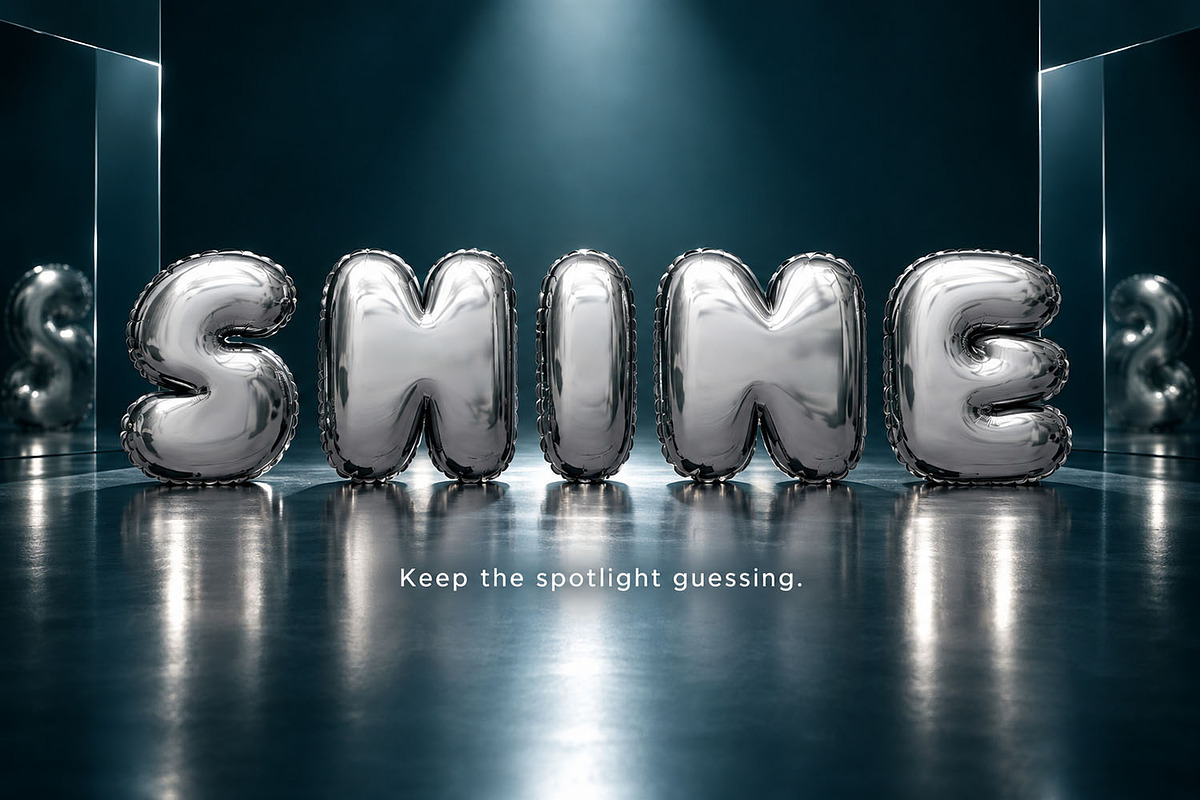 Chrome Balloon Font, a Sans Serif Font by Handmadefont (Photo 11 of 15)