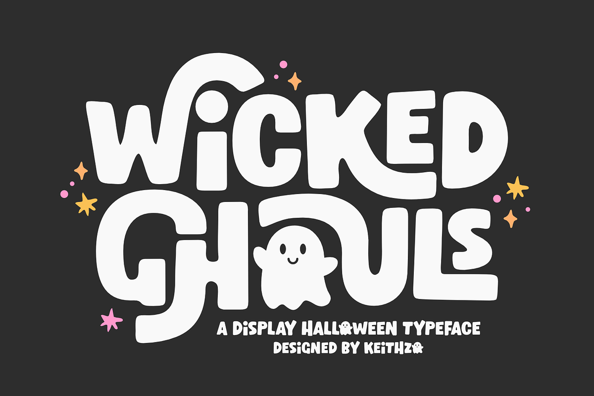 Wicked Ghouls - Halloween Font, a Sans Serif Font by Keithzo (Photo 1 of 8)