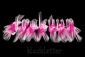 Pixel Fraktur Blackletter