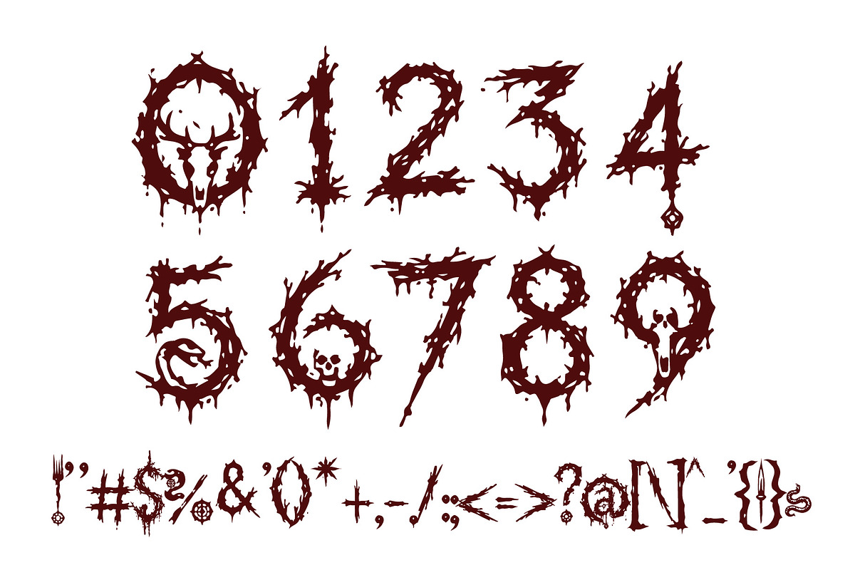 CultsithRitual - Cursed Damned, a Handwritten Font by HypeWorksCo (Photo 9 of 9)