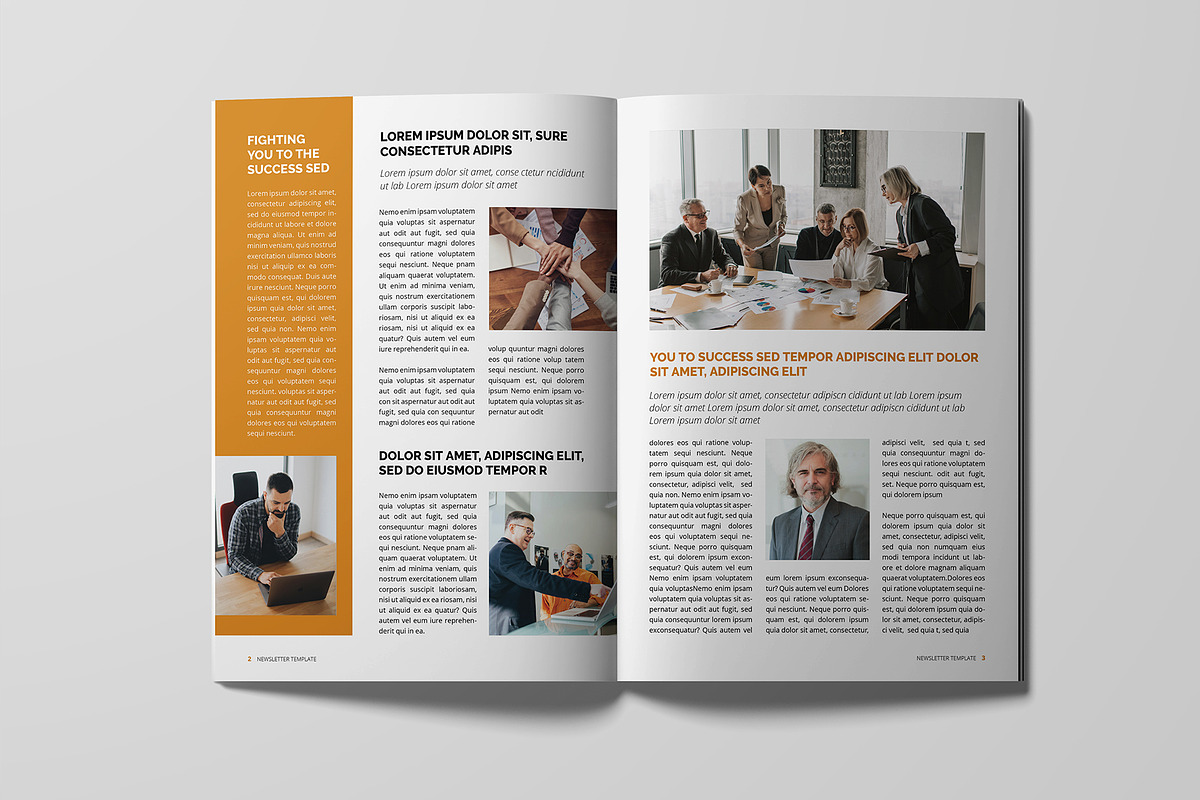 Newsletter Template, a Magazine Template by xtratimebd