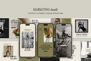 Evania | Canva Marketing Bundle