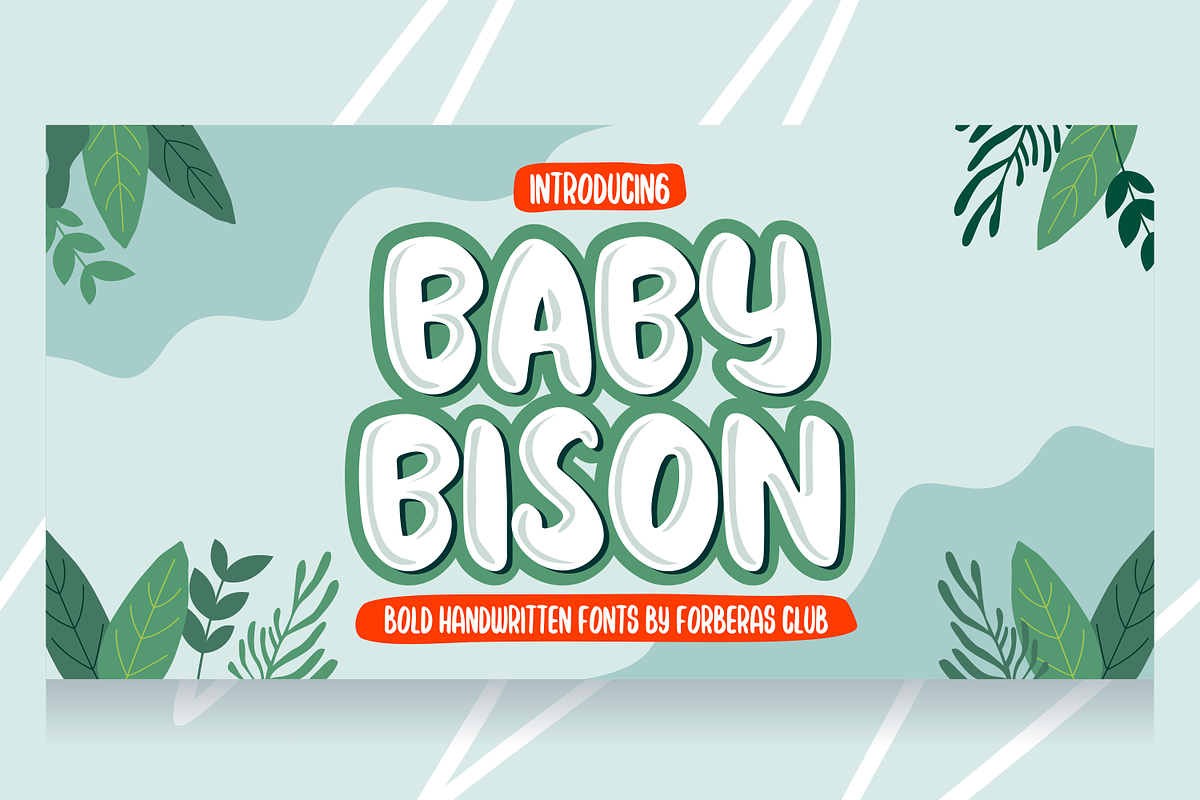 Baby Bison | Handwritten Font, a Serif Font by Forberas Club (Photo 1 of 7)