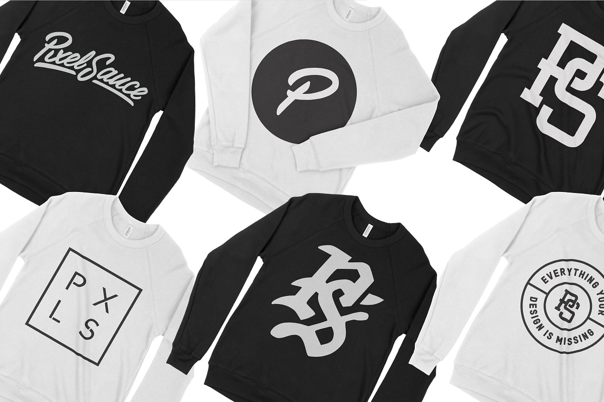 Bella Canvas 3901 Raglan Sweatshirt, a Hoody Mockup by Pixel Sauce™ (Photo 2 of 7)