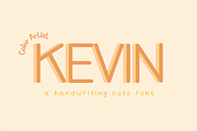 Kevin Font, a Handwritten Font by MyFontsShop (Thumbnail 1 of 8)