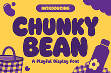 Chunky Bean - Bold Playful Display