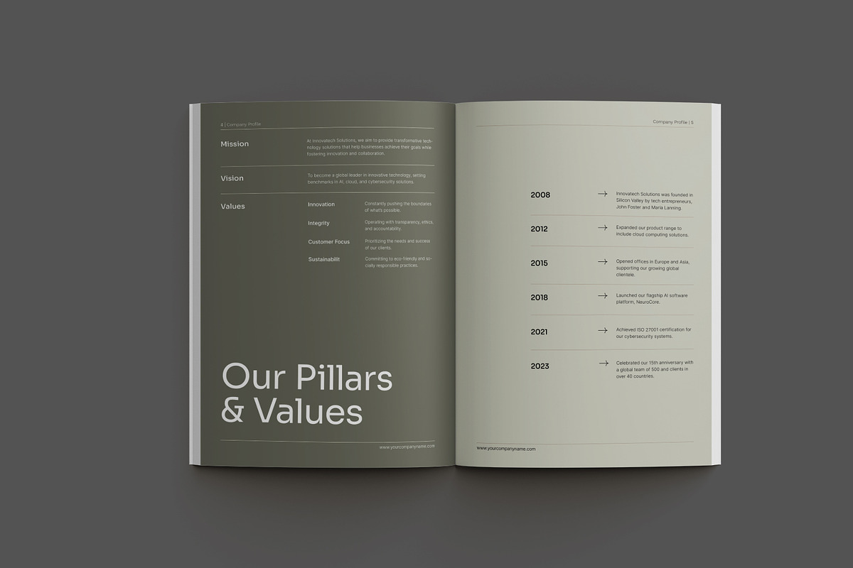 Modern Company Profile preview 4