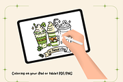St.Patrick's Day Coloring Pages, a Seasonal Illustration by Design Station (Thumbnail 5 of 5)