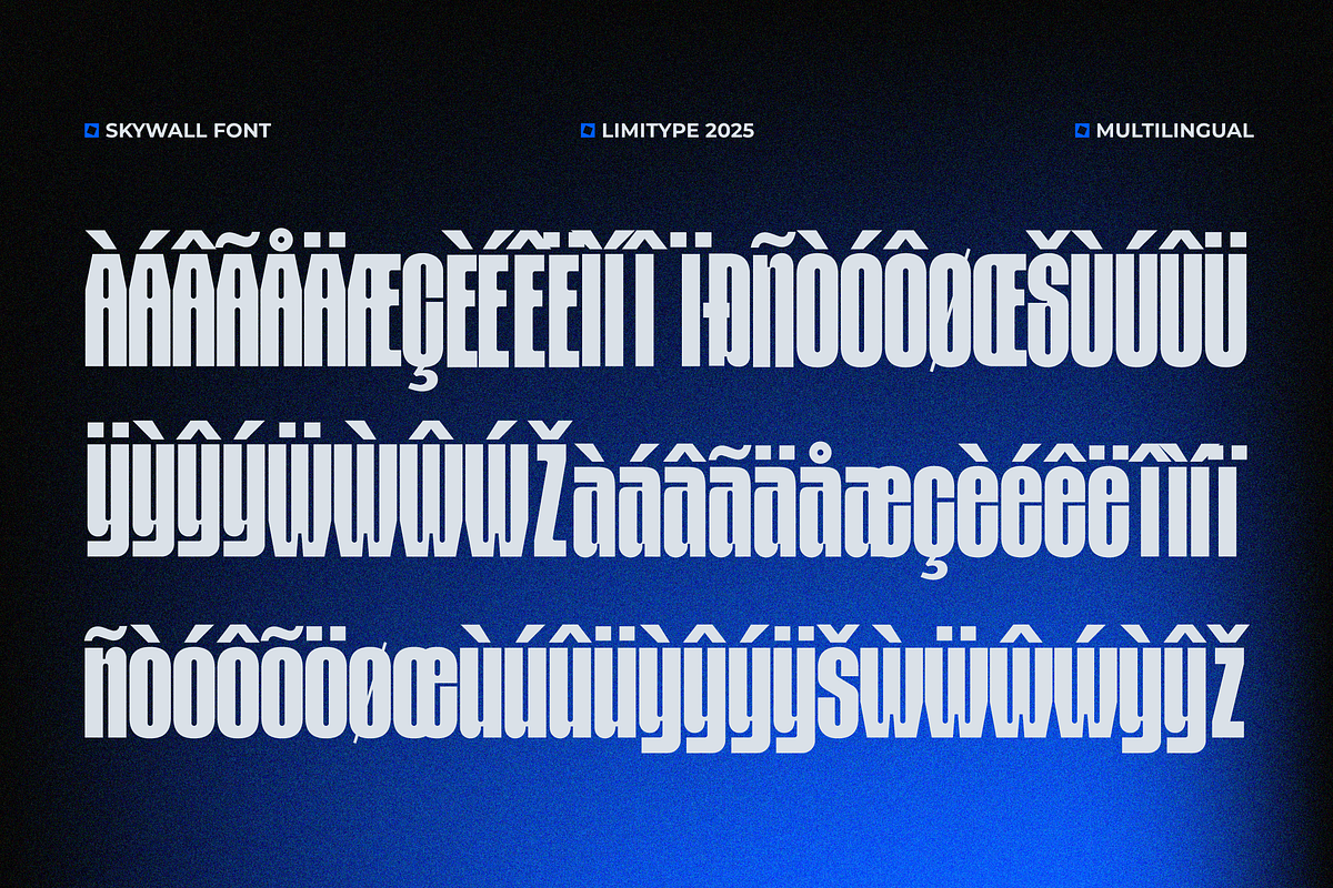 Skywall - Condensed Font, a Sans Serif Font by limitype (Photo 13 of 15)