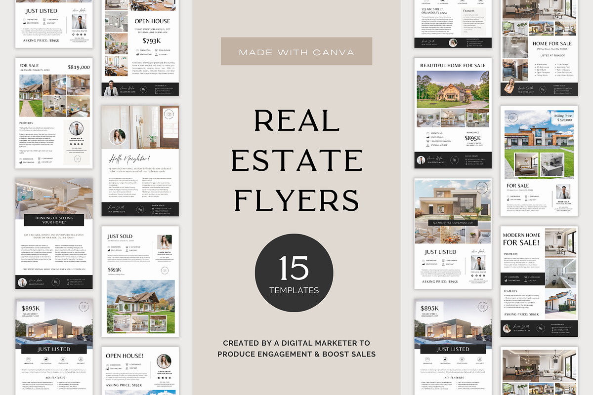 Real Estate Flyers | Sell Sheets, a Flyer Template by Gebers Marketing & Design (Photo 1 of 5)