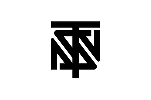 Initial Modern Monogram Letter TSN N, a Branding & Logo Template by Buqancreative