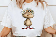 Whimsical Easter Chick Clipart, an Illustration by Designworld (Thumbnail 6 of 10)