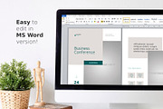 Conference Agenda Template, a Templates & Theme by Sabin (Thumbnail 9 of 9)