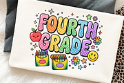 Fourth Grade Striped Back to School, a Transportation Illustration by Digital Artistic99 (Thumbnail 7 of 8)
