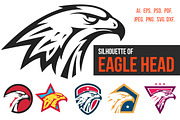 Silhouette of eagle head, an Object Graphic by CGterminal (Thumbnail 1 of 4)