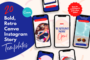 Bold Canva Instagram Story Templates, a Social Media Template by Kurly Creative (Thumbnail 1 of 11)