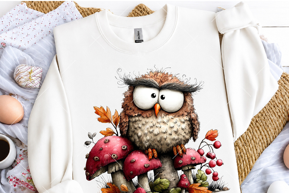 Whimsical Woodland Animal Clipart, a Seasonal Illustration by OK Design (Photo 5 of 6)
