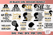 Black Woman SVG Bundle, a Graphic by NS Arts Shop (Thumbnail 2 of 5)