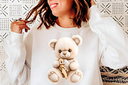 Watercolor Teddy Bear Clipart, an Illustration by SinaCreation (Thumbnail 8 of 11)