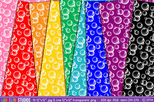 Bubble Texture digital paper pack