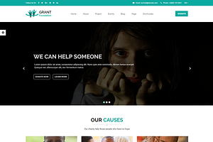 Grant Foundation Charity Template