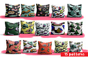 30 Seamless patterns memphis style., a Pattern Graphic by Hurski Anton (Thumbnail 3 of 5)